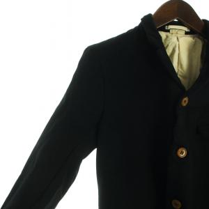 COMME des GARCONS HOMME PLUS AD2011 PH-J022 燕尾 ジャケット ロング 縮絨 長袖 シングル 総裏地 センターベント XS 黒 ブラック GY18