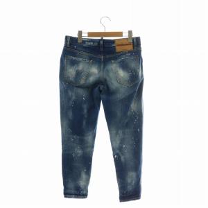 DSQUARED2 ホックニージーンズ Hockney jean デニムパンツ ジーンズ テーパード ダメージ加工 ペイント加工