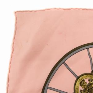 HERMES カレ90 SPRINGS スプリング スカーフ バンダナ 馬車 絹 シルク ピンク