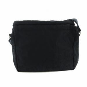 ETRO ショルダーバッグ 斜め掛け ナイロン ロゴ シャドー ペイズリー柄 黒 ブラック GY18