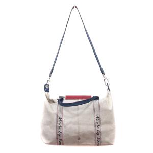 Longchamp ル プリアージュ 2wayバッグ ハンド ショルダー キャンバス ロゴ アイボリー トリコロール