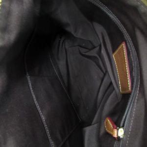 COACH ハンドバッグ ショルダーバッグ  2WAY ワンハンドル シグネチャー PVCレザー 茶 ブラウン F34910