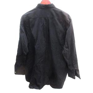 COMME des GARCONS HOMME シャツ ピンタック ステッチ ストライプ 長袖 黒 ブラック AD1999 HB-040300