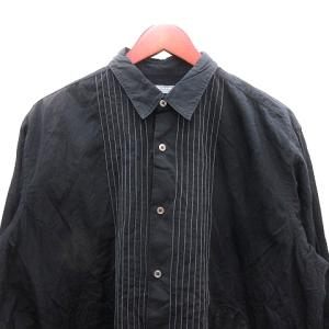 コムデギャルソンオム 長袖 白ステッチシャツ 製品染め AD1999