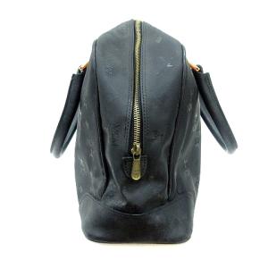 MCM ハンド バッグ トート ナイロン ロゴ ヴィセトス柄 総柄 黒 ブラック