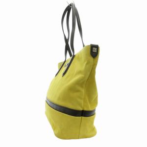 BALLY ハンドバッグ トート スエード 肩掛け レザー 黄 イエロー 茶 ブラウン /GV GY18