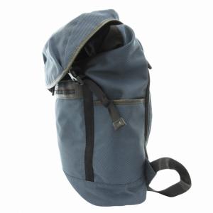 PAUL SMITH クアッドステッチ リュックサック バックパック ロゴ ナイロン レザー 青 ブルー 51945 /GV