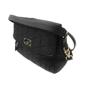 kate spade new york ハンドバッグ ショルダーバッグ 斜め掛け 2WAY ナイロン 黒 ブラック