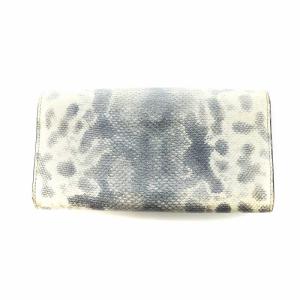 GUCCI 長財布 ロングウォレット パイソン柄 型押し レザー ホースビット ゴールド金具 アイボリー 黒 ブラック 317734 GY11