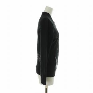 EMPORIO ARMANI EA7 スウェット ジャージ セットアップ 上下 パーカー スタンドネック ジップアップ パンツ イージー ロゴ ラインストーン