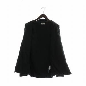 STONE ISLAND 切替 オーバー シャツ XXL ブラック