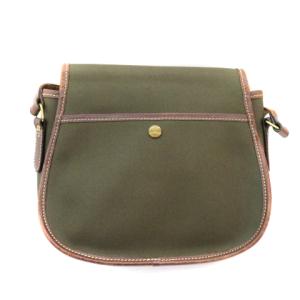 HUNTING WORLD ショルダーバッグ 斜め掛け キャンバス レザー カーキ