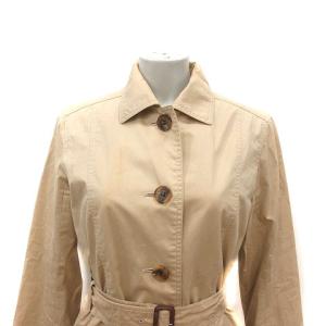 BURBERRY LONDON スプリングコート ショート丈 総裏地 ウエストマーク 40 L ベージュ /MS GY18
