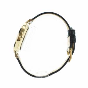 COACH 腕時計 ウォッチ クォーツ ラウンド レザーベルト ロゴ ゴールド色 黒 ブラック CA.120.7.34.1709 GY18