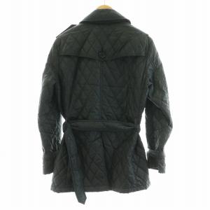 BURBERRY BLACK LABEL トレンチコート キルティング ベルト M 黒 ブラック D1A43-211-09 GY18