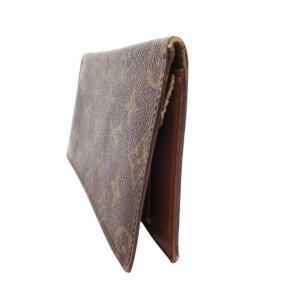 LOUIS VUITTON ポルトバルール カルトクレディ 二つ折り長財布 ウォレット モノグラム PVC 茶 ブラウン M61823