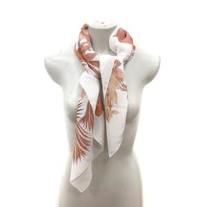 LEONARD スカーフ 花柄 絹 シルク マルチカラー