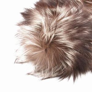 SAGA FOX 金サガ シルバーフォックスファー ティペット 毛皮マフラー グレー 茶 ブラウン /GV GY18