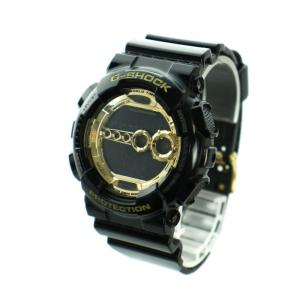 CASIO G-SHOCK 腕時計 ウォッチ クォーツ デジタル 黒 ブラック GD-100GB GY27