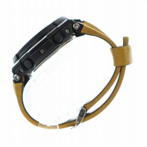 CASIO G-SHOCK G-STEEL 腕時計 電波 タフソーラー デジアナ レザーベルト マルチバンド6