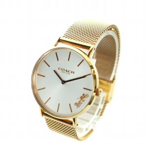 COACH 腕時計 ウォッチ クォーツ ロゴ 白文字盤 ゴールド色 CA.120.7.34.1599 GY18