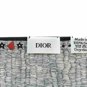 Christian Dior ミッツァ L'Amoureu スカーフ 絹 シルクツイル 総柄 マルチカラー