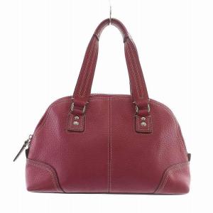 COACH ハンプトンズ レザー ジップ サッチェル ハンドバッグ ピンク F13963 /XZ GY18