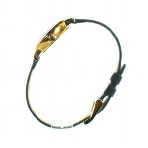 MARC by MARC JACOBS ベイカー 腕時計 ウォッチ クォーツ ロゴ レザーバンド 黒文字盤 ゴールド色 黒 ブラック MBM1331 GY18