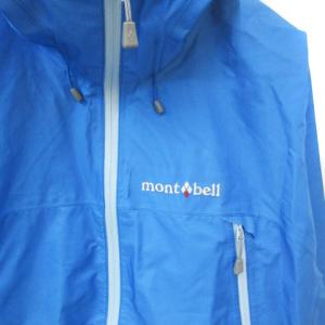mont-bell GORE-TEX レインウェア レインダンサージャケット パーカー ミドル丈 ドルマンスリーブ ジップアップ ロゴ刺? S