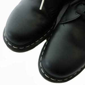 Dr.Martens 3ホールシューズ ドレスシューズ レザー ラウンドトゥ 白ステッチ UK8 27cm 黒 ブラック 1461