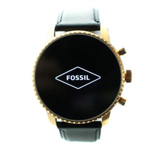 腕時計 スマートウォッチ ロゴ ラウンド デジタル 充電器付き 動作確認済み 黒 ブラック ゴールド色