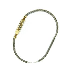 SEIKO エクセリーヌ Exceline 腕時計 ウォッチ クォーツ ロゴ スクエア ゴールド色 1421-5260 GY18