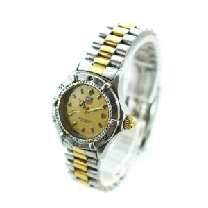 TAG Heuer プロフェッショナル 200M 腕時計 クォーツ デイト 金色文字盤 コンビカラー