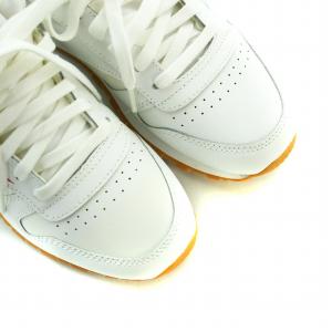 Reebok Classic Leather Vector ローカットスニーカー シューズ 靴 ロゴ レザー US7.5 24.5cm 白