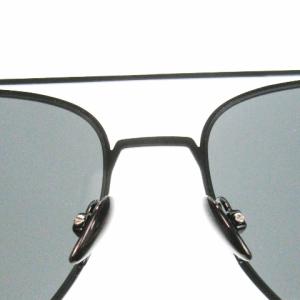 LACOSTE サングラス  眼鏡 ティアドロップ ダブルブリッジ メタルフレーム 5617 140 黒 ブラック /AO6