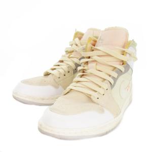 NIKE AIR JORDAN 1 MID スニーカー 26cm オフホワイト