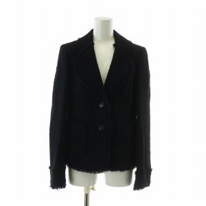 BURBERRY LONDON セットアップ 上下 テーラードジャケット シングル 2B 肩パッド 総裏地 タイトスカート ひざ丈 ジップフライ ツイード