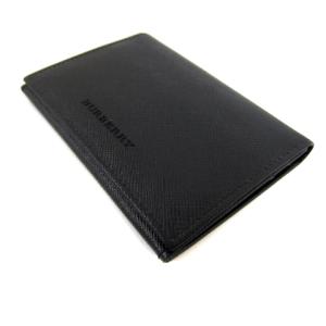 BURBERRY カードケース ノバチェック ロゴ ブラック FN5502