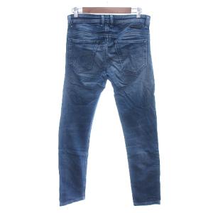 DIESEL デニムパンツ ジーンズ スキニー イージー ダメージ加工 30 S 青 ブルー