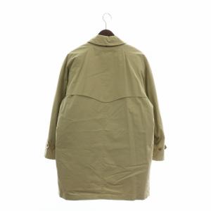 BURBERRY LONDON ダウンコート ステンカラー アウター ロング 裏地ノバチェック ライナー付き ジップアップ M ベージュ