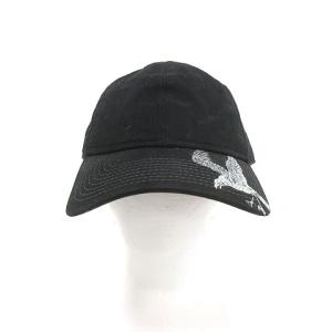 NEW ERA ヨウジヤマモトプールオム Yohji Yamamoto pour homme 帽子 キャップ 野球帽 プリント 黒 ブラック