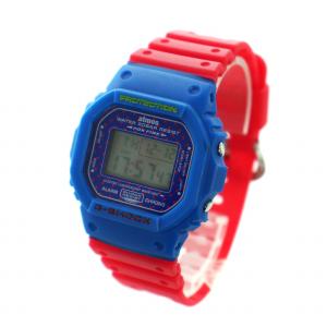 CASIO G-SHOCK アトモス atmos 腕時計 ウォッチ クォーツ スクエア デジタル ロゴ 青 ブルー 赤 レッド DW-5600VT GY11