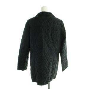 BURBERRY LONDON キルティング ジャケット 中綿 裏地ノバチェック 44 XL 黒 ブラック GY18