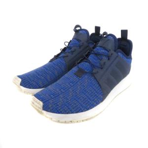 adidas Originals X-plrスニーカー ランニングシューズ ローカット ニット フェイクレザー 8.5 26.5?p 青 ブルー BB2900
