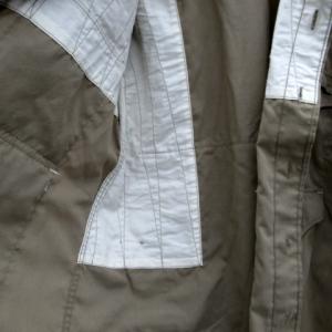 Engineered Garments ワークシャツ ミリタリー 長袖 マルチポケット S ベージュ /SM11 GY18