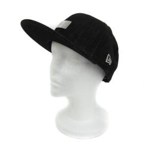 NEW ERA スナップバック SNAPBACK 9FIFTY 野球帽 ベースボールキャップ デニム ロゴ 黒 ブラック