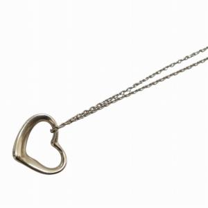 TIFFANY&Co. エルサ ペレッティ オープンハート ネックレス ペンダント スターリングシルバー STERLING刻印 ロゴ