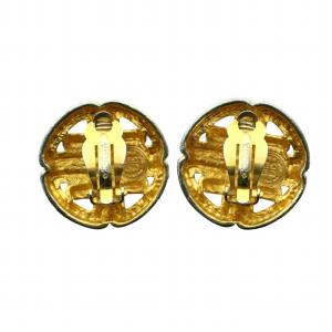 GIVENCHY ヴィンテージ イヤリング 4G ロゴ 両耳用 クリップ式 アクセサリー ゴールドカラー 金色 GY18