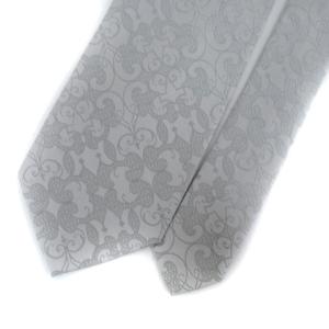 Christian Dior MONSIEUR ネクタイ レギュラータイ 総柄 シルク グレー