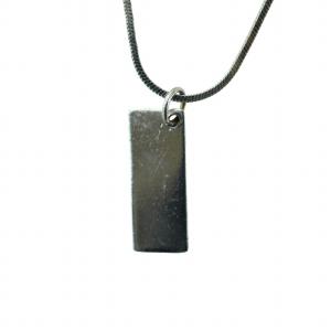 Christian Dior トロッター NO.2 ナンバー2 プレート ネックレス アクセサリー ペンダント 蛇腹チェーン CDロゴ シルバー色 GY18